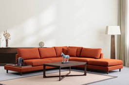 Atelier Del Sofa New Tulip With Pouf - Naranja